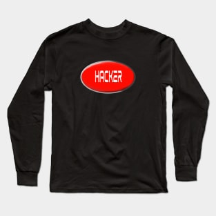 Hacker security expert Long Sleeve T-Shirt